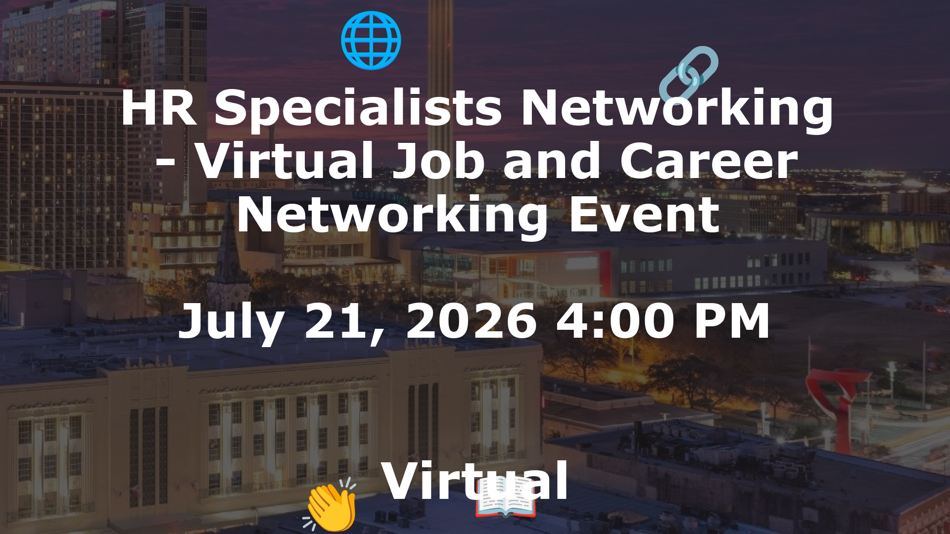 HR Specialists Networking - Virtual Job and Career Networking Event event image